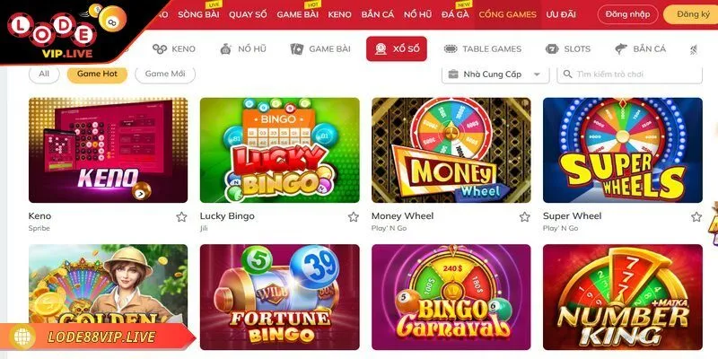 Lode88 mobile - Trải nghiệm game cá cược mọi thời điểm 4 Giao diện Lode88 mobile thân thiện với người dùng